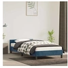 Image de Bedframe zonder matras 80x200 cm fluweel donkerblauw347541