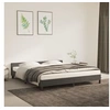 Image de Cadre de lit sans matelas gris foncé 160x200 cm velours