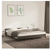 Image de Cadre de lit sans matelas gris foncé 180x200 cm velours