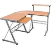 Image de Bureau d'ordinateur d'angle Marron 132x112x99cm Bois ingénierie