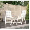 Image de Ensemble de Salle à Manger de Jardin 3 pcs Table à Dîner Chaises de Salle à Manger Meubles de Patio Terrasse 3120463