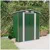 Image de Abri de jardin Vert 192x108x223 cm Acier galvanisé, rangement de jardin pour les outils, rangement pour outils 319267
