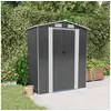 Image de Abri de jardin Anthracite 192x108x223 cm Acier galvanisé, rangement de jardin pour les outils, rangement pour outils 319271