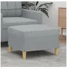 Image de Repose pied Gris clair 60x50x41 cm Tissu