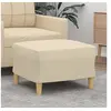 Image de Tabouret 60x50x41 cm tissu crème349265