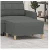 Image de Tabouret 70x55x41 cm tissu gris foncé349272