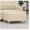 Image de Tabouret 70x55x41 cm tissu crème349273