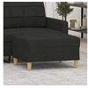 Image de Tabouret 70x55x41 cm tissu noir349275