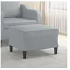 Image de Tabouret 60x50x41 cm tissu gris clair349279
