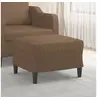 Image de Tabouret 60x50x41 cm tissu marron349282