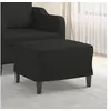 Image de Tabouret 60x50x41 cm tissu noir349283
