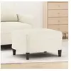 Image de Tabouret 60x50x41 cm velours crème349301