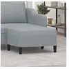 Image de Tabouret 70x55x41 cm tissu gris clair349303