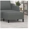 Image de Tabouret 70x55x41 cm tissu gris foncé349304