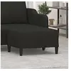 Image de Tabouret 70x55x41 cm tissu noir349307