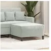 Image de Tabouret 70x55x41 cm velours gris clair349317