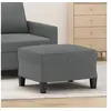 Image de Tabouret 60x50x41 cm tissu gris foncé349328