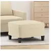 Image de Tabouret 60x50x41 cm tissu crème349329