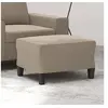 Image de Tabouret 60x50x41 cm microfibretissu taupe349341