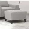 Image de Tabouret 60x50x41 cm microfibretissu gris clair349342