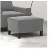 Image de Tabouret 60x50x41 cm microfibretissu gris foncé349343