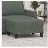 Image de Tabouret 70x55x41 cm tissu gris foncé349348