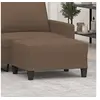 Image de Tabouret 70x55x41 cm tissu marron349350