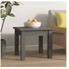 Image de Table basse Gris 35x35x30 cm Bois massif de pin