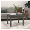 Image de Table basse Gris 45x45x30 cm Bois massif de pin814226