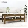 Image de Table basse Marron miel 110x50x40 cm Bois massif de pin814277
