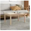 Image de Table basse 80x50x40 cm Bois massif de pin
