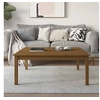 Image de Table basse Marron miel 100x100x40 cm Bois massif de pin814292