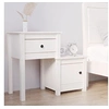 Image de Table de chevet Blanc 79,5x38x65,5 cm Bois de pin massif