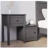 Image de Table de chevet Gris 79,5x38x65,5 cm Bois de pin massif814543