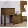 Image de Table de chevet Marron miel 79,5x38x65,5 cm Bois de pin massif814545