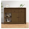 Image de Buffet Marron miel 100x35x74 cm Bois massif de pin814557