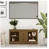 Image de Meuble TV Marron miel 103x36,5x52 cm Bois de pin massif814572