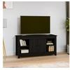Image de Meuble TV Noir 103x36,5x52 cm Bois de pin massif814578
