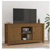 Image de Meuble TV Marron miel 103x36,5x52 cm Bois de pin massif814587