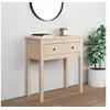 Image de Table console 70x35x75 cm Bois massif de pin