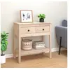 Image de Table console 75x35x75 cm Bois massif de pin