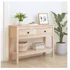 Image de Table console 100x35x75 cm Bois massif de pin