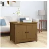 Image de Table basse Marron miel 71x49x55 cm Bois massif de pin820929