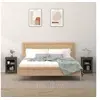 Image de Tables de chevet 2 pcs Gris 40x35x55 cm Bois de pin solide