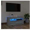 Image de Tv-meubel met LED-verlichting 90x35x40 cm grijs sonoma eiken822722
