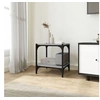 Image de Meuble TV Sonoma gris 40x33x41 cm Bois d ingénierie et acier