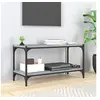 Image de Meuble TV Sonoma gris 80x33x41 cm Bois d'ingénierie et acier819335
