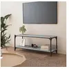 Image de Meuble TV Sonoma gris 100x33x41 cm Bois d'ingénierie et acier819350