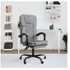 Image de Fauteuil inclinable de bureau Gris clair Tissu