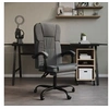 Image de Fauteuil inclinable de bureau Gris foncé Tissu349618